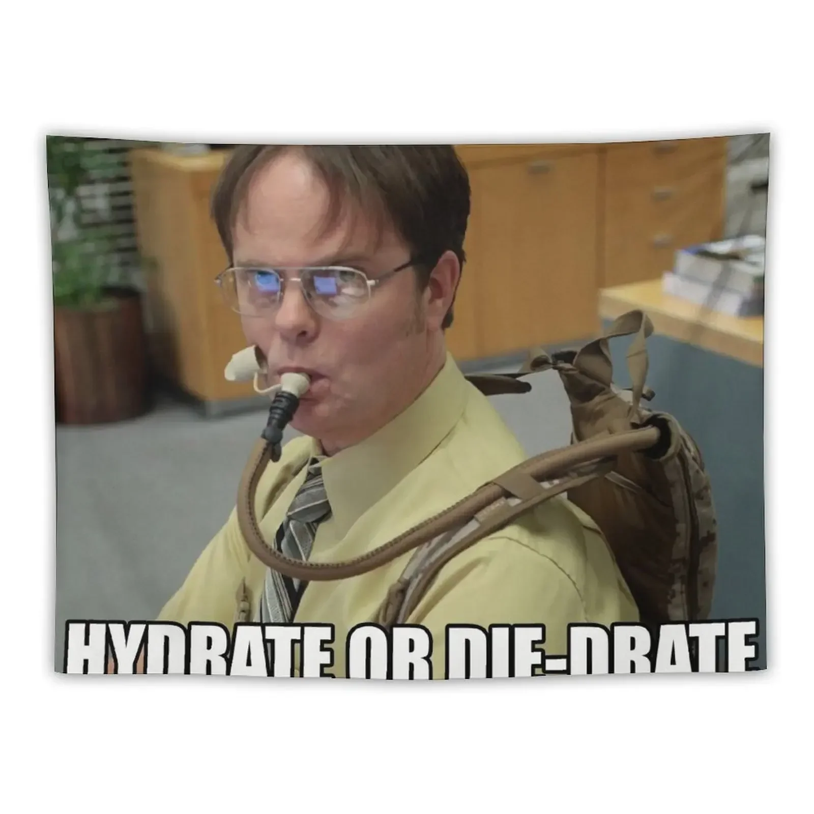 

Hydrate or die-drate Tapestry Anime Decor Wall Deco Bed Room Decoration Christmas Decoration Tapestry