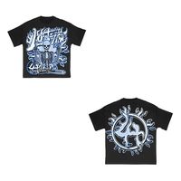 Retro Lost in The Hills Flame Skull Graphics Cotton Short Sleeve T-Shirt Y2K Vintage Oversize T Shirt Streetwear Tops Unisex