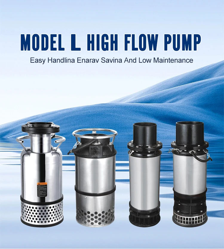 Industrial High Flow Stainless Steel Submersible Pump 380v 5.5kw Electric Automatic Submersible Water Pump