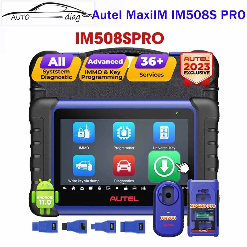 Autel MaxiIM IM508S PRO IM508SPRO Key Programming Tool OBD2 Scanner XP400PRO All-in-One Key Programmer Automotive Scanner