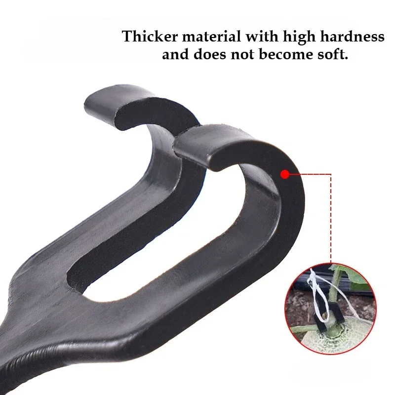 10Pcs Plastic Melon Support Clips for Cantaloupe, Honeydew, Garden Plant Support Hooks for Trellis Netting, Prevent Fruit Drop