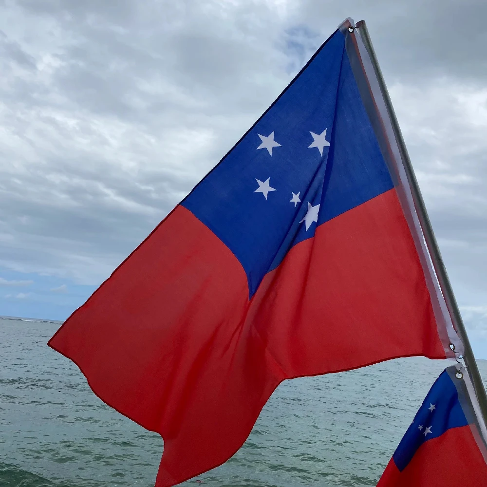 FLAGLINK 90x150 CM WS WSM SAMOA Flag For Decoration