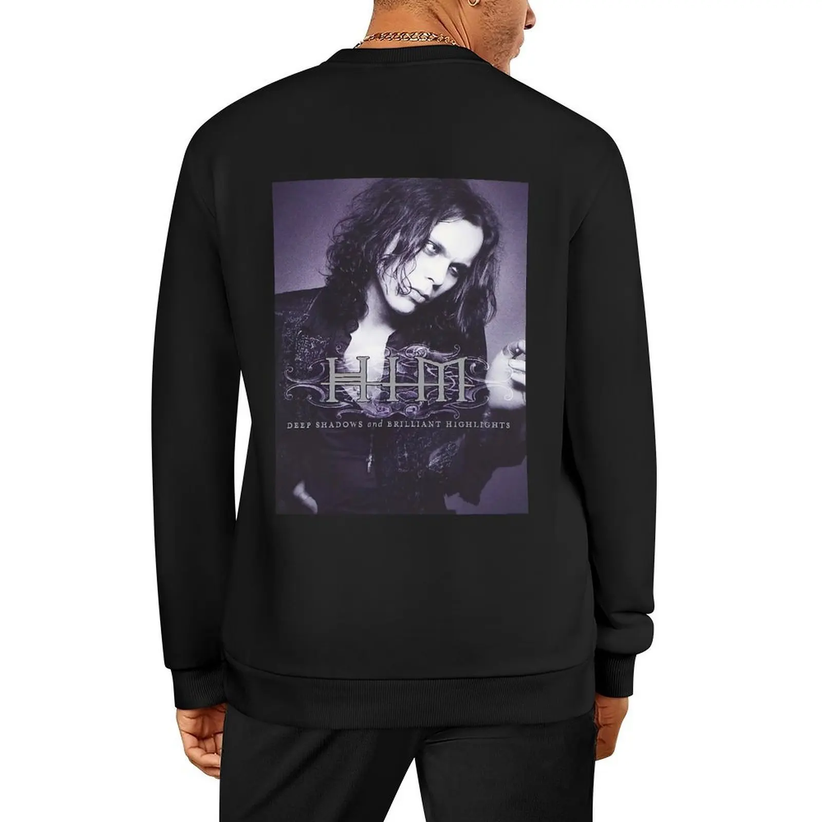 

Him band deep shadows and brilliant highlights cover Heartagram Ville Valo Pullover tracksuit sweatshirts