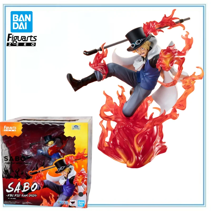

BANDAI Original in Stock Figuarts ZERO -EXTRA BATTLE- SABO -FIRE FIST ROOK CHECK Anime Cartoon Model Toys Model Decoration