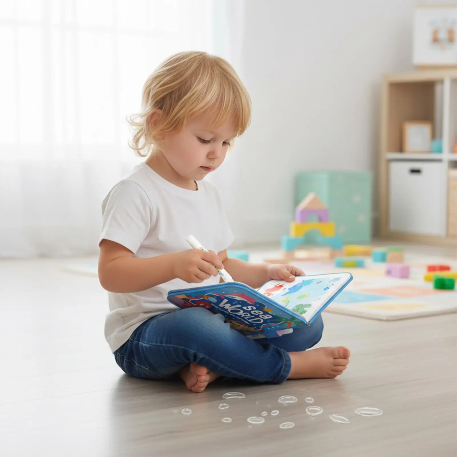 Watertekenboek Tekenspellen met pen Verf met waterboeken voor kinderen Voor kinderen Reizen Jongen Verjaardag Kerstfeestjes