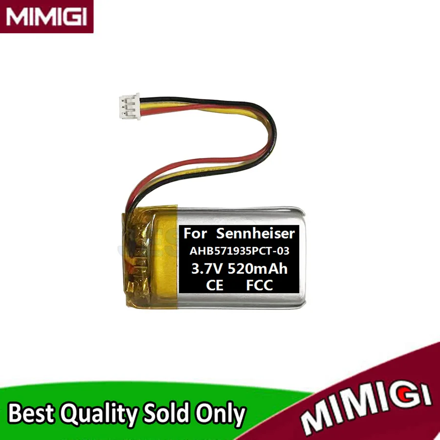 520mAh AHB571935PCT-03 BAP 800 Battery For Sennheiser Flex RS 5000 Set 880 RS5000 Set880 Headset Headphone