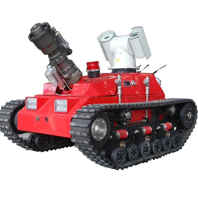 Champion safeguarded fire fighting robot