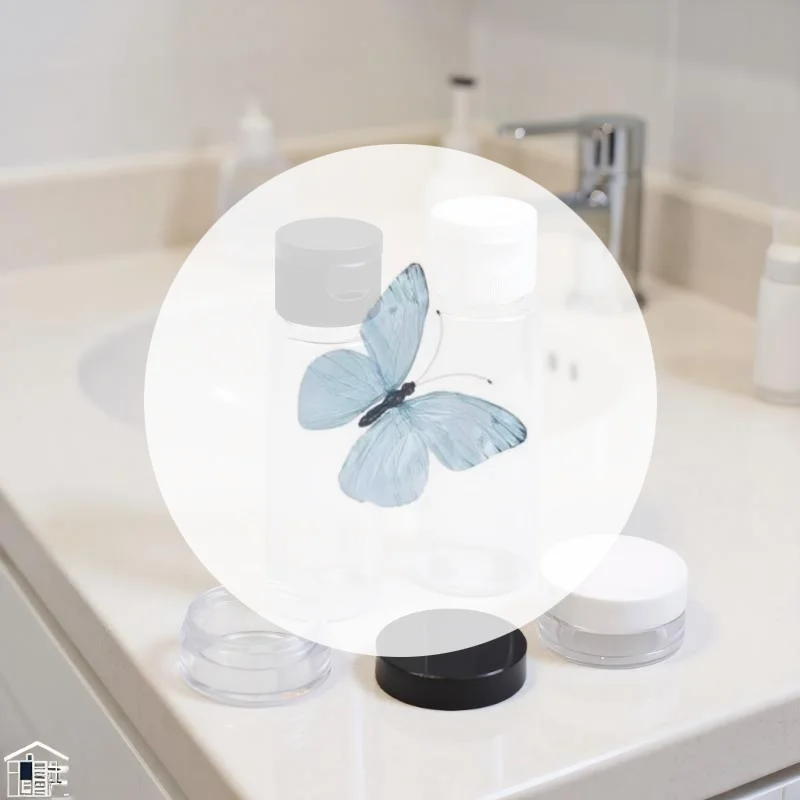 11 pièces/ensemble ensemble de bouteilles de voyage bouteille rechargeable doux PET Lotion shampooing conteneur Tube à presser bouteille vide