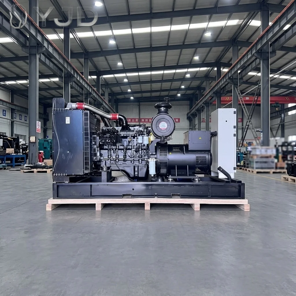 200kva 400kva 500kva Open Type Industrial cum-mins Diesel Generator Set with ATS for Long Running