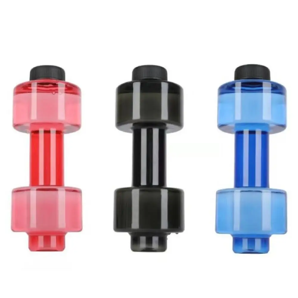 

Drinkware Leakproof Dumbbell Water Cup Dual Purpose 550ml Sports Water Cup Creative Portable Dumbbell Water Bottle Summer