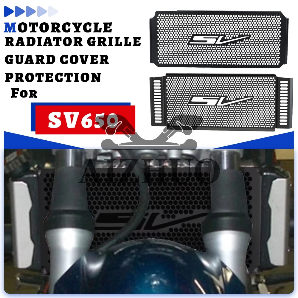 FOR SUZUKI SV650N SV650S SV 650 N/S 2003 2004 2005 2006 2007 2008 SV650 N / S Motorcycle Radiator Grille Guard Cover Protection