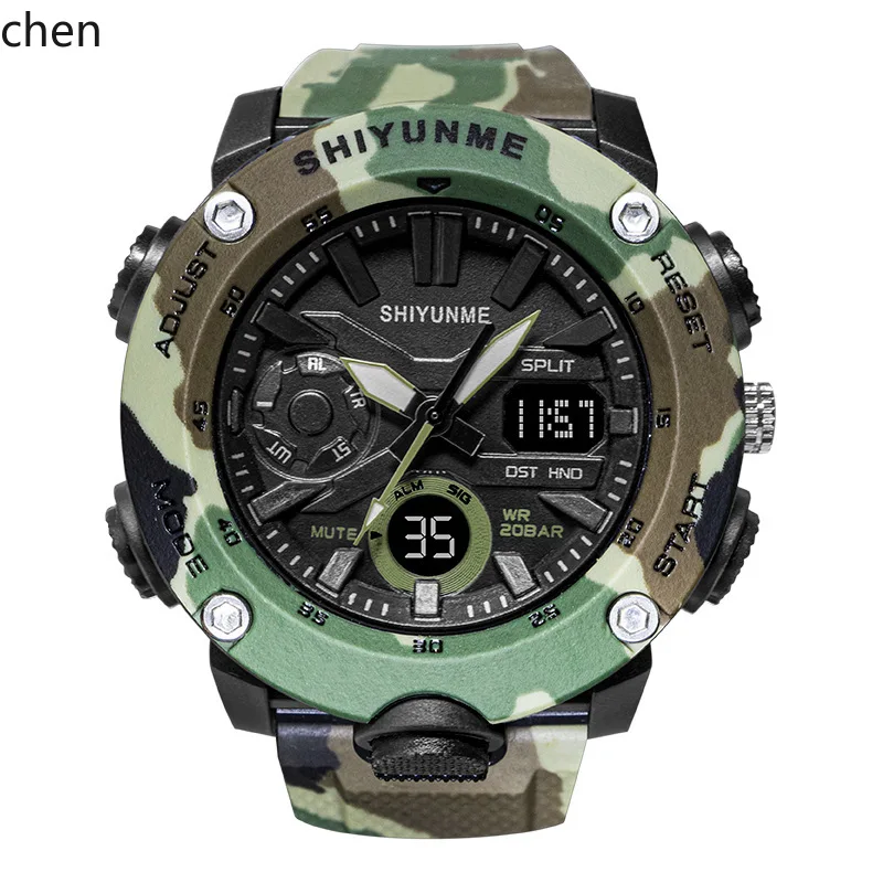 Zz electronic watch waterproof multi-functional men's military training camouflage men's and women's watches