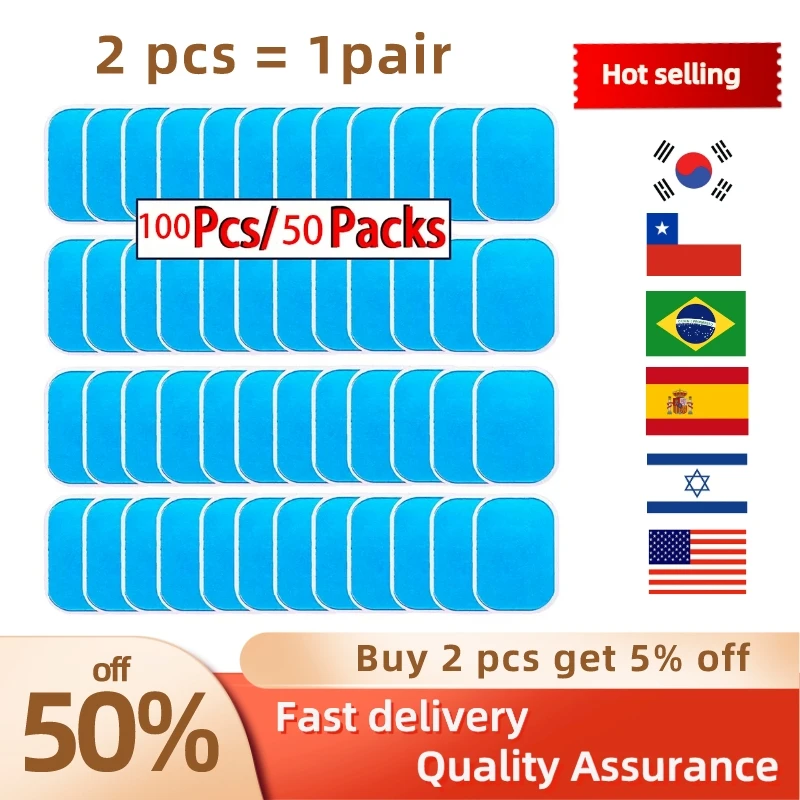 Gel Pads for Ems Abdominal Trainer Muscle Stimulator Exerciser Slimming Machine Accessories 10Pcs Body Massager Patch Gel Patch