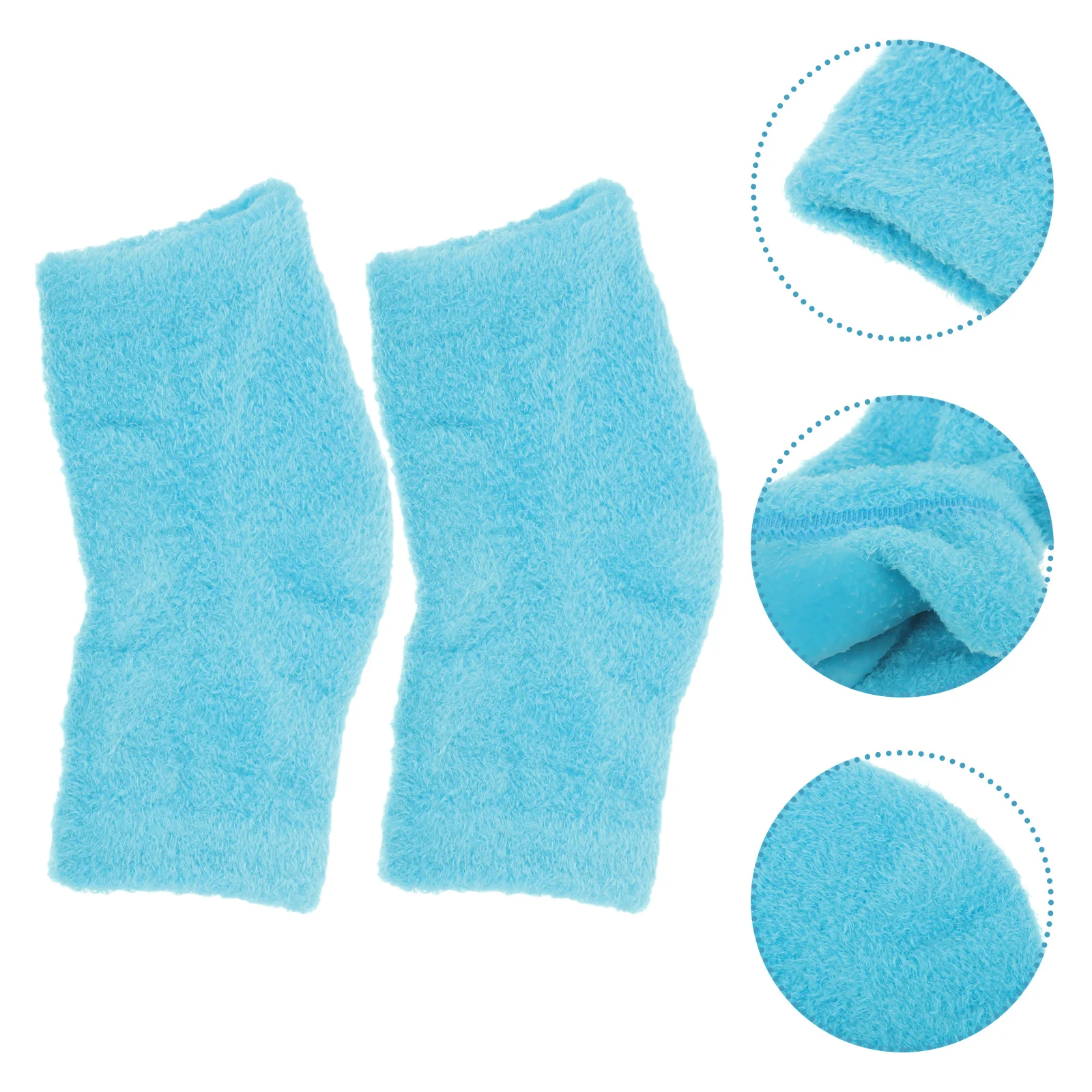 

1 Pair Heel Protectors Warm Toeless Socks Dry Feet Support Winter Supplies Washable Reusable Breathable Compact Size