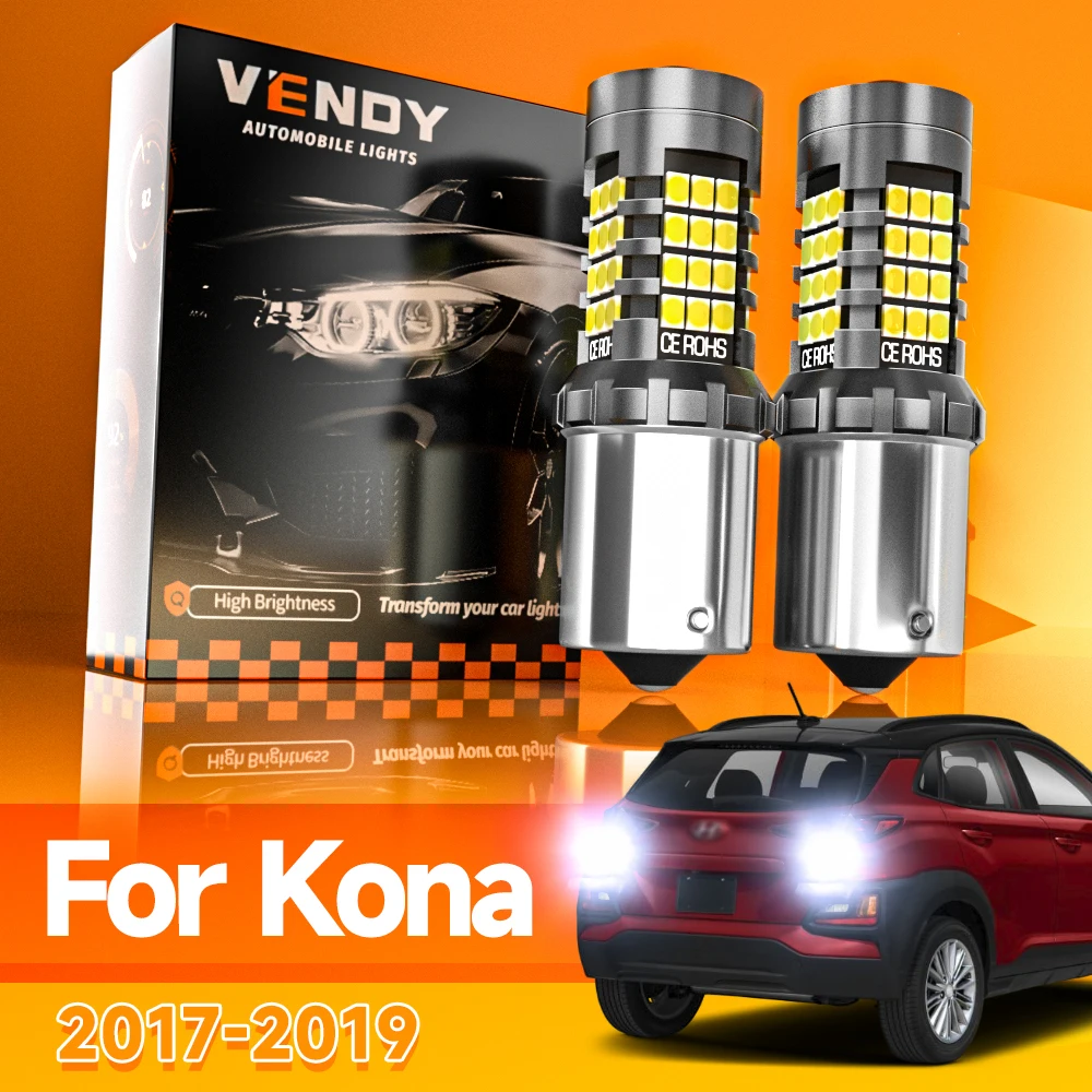 2 stücke Für Hyundai Kona LED Reverse Licht Backup Lampe 2017 2018 2019 Canbus Zubehör