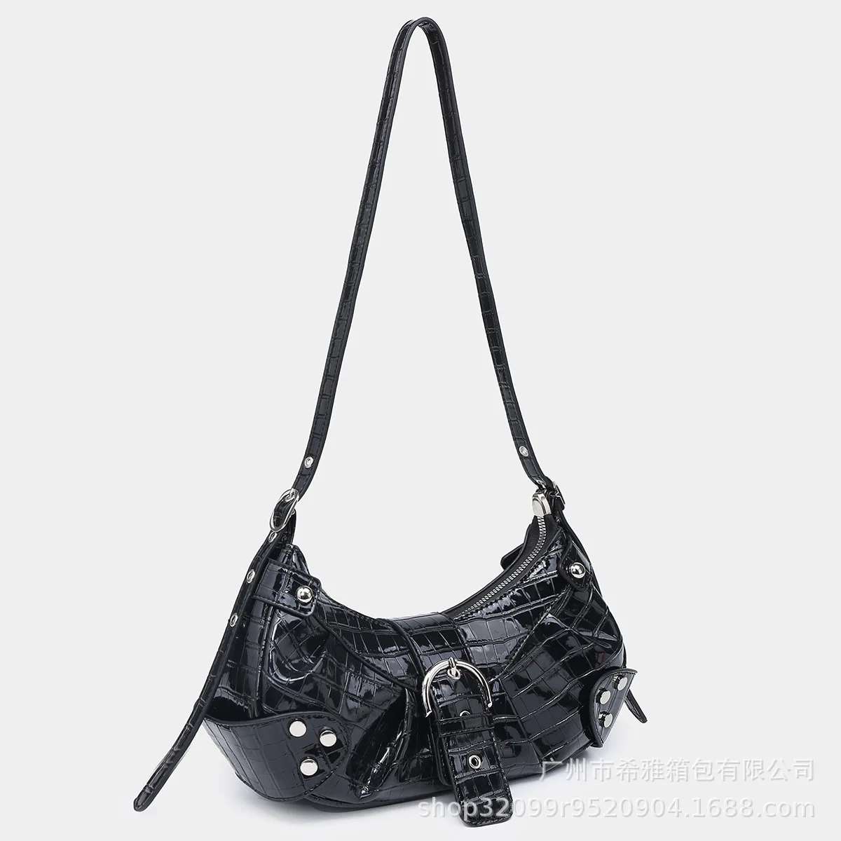 נשים tote pu בציר ידית שקית zip הסגר y2k רטרו חם בחורה תיק מסוגנן יד תחתון סגנון מגניב תיק כתף