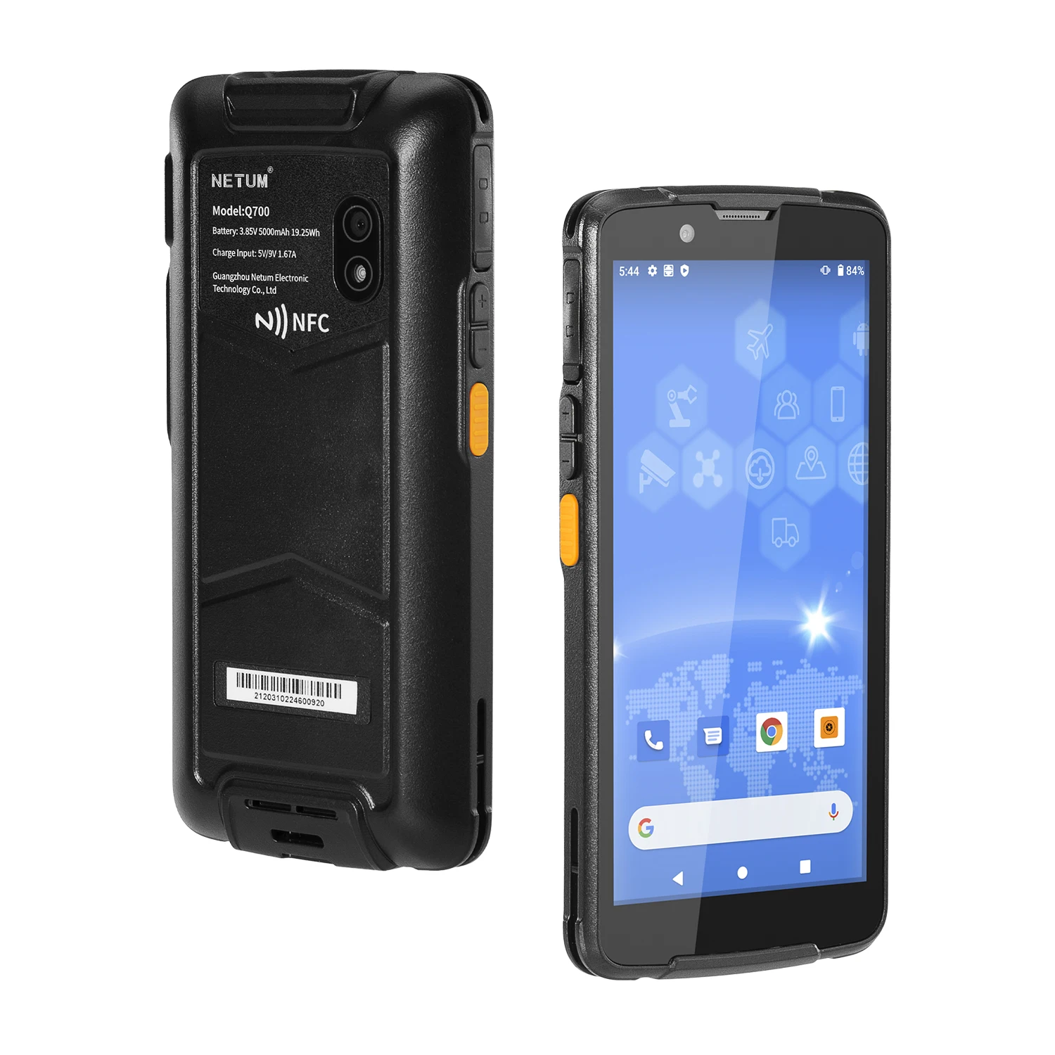 

NETUM Q700 Android 11 3+32G 5.5 Inch NFC IP67 Industrial Handheld PDAs New Land Scan Engine Rugged PDA