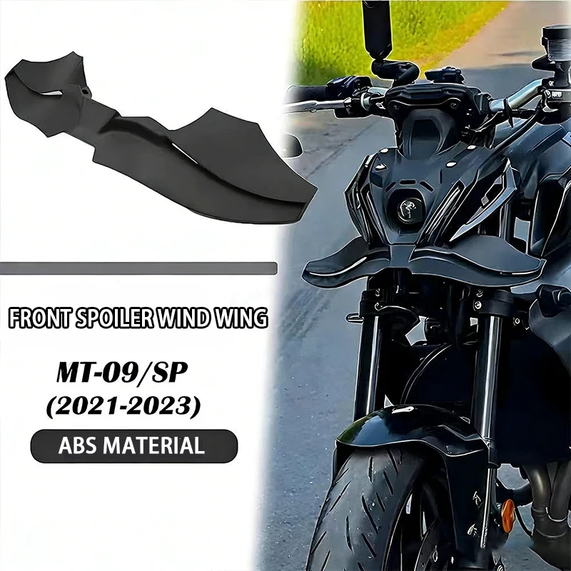 

For YAMAHA MT-09 / SP WING Front Spoiler Lower Spoiler Front Lip MT09 2021 2022 2023 GP Wind Wing Aerodynamics Fairing Winglets