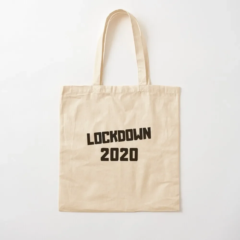 Lockdown 2020 Tote Bag Big bag women eco pack Women's bag canvas shopping