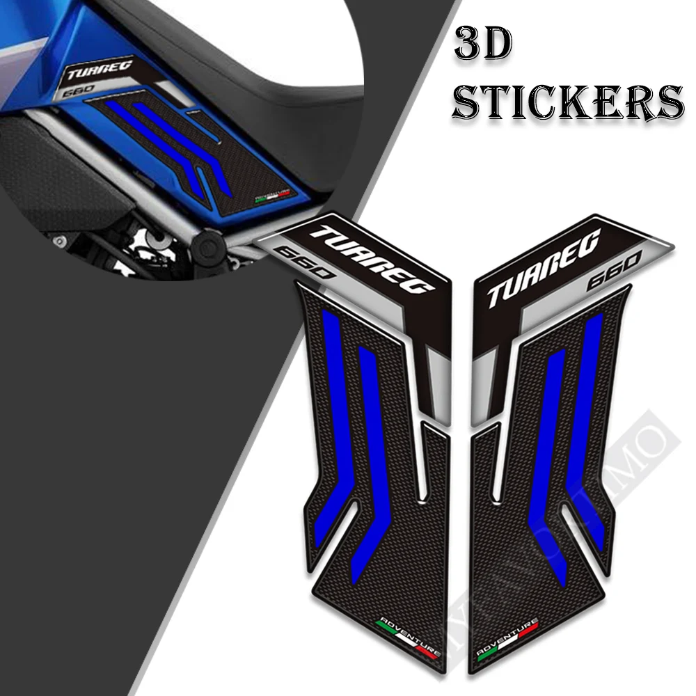 Motorcycle Stickers Decals Tank Pad Grips Gas Fuel Oil Kit Knee Protector For Aprilia Tuareg660 Tuareg 660 2022  Accessories