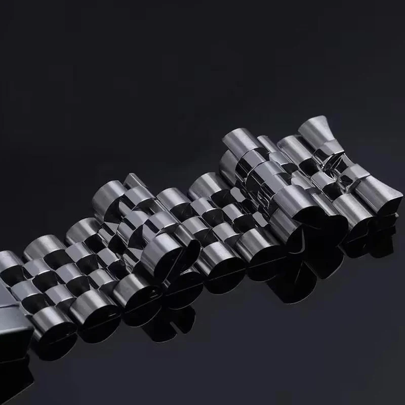 اليوبيل حزام (استيك) ساعة ل رولكس الفرعية GMT يخت دايتونا 20 مللي متر حزام رجالي سلسلة ساعات فاخرة وزارة الدفاع أجزاء استبدال ساعة اكسسوارات