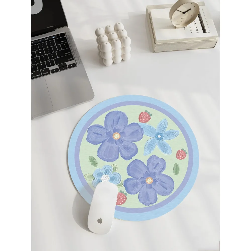 

A custom-made, thickened, anti-slip mouse pad for fairies, a small, round, locked-edge, cute table mat, and an Instagram-style 。