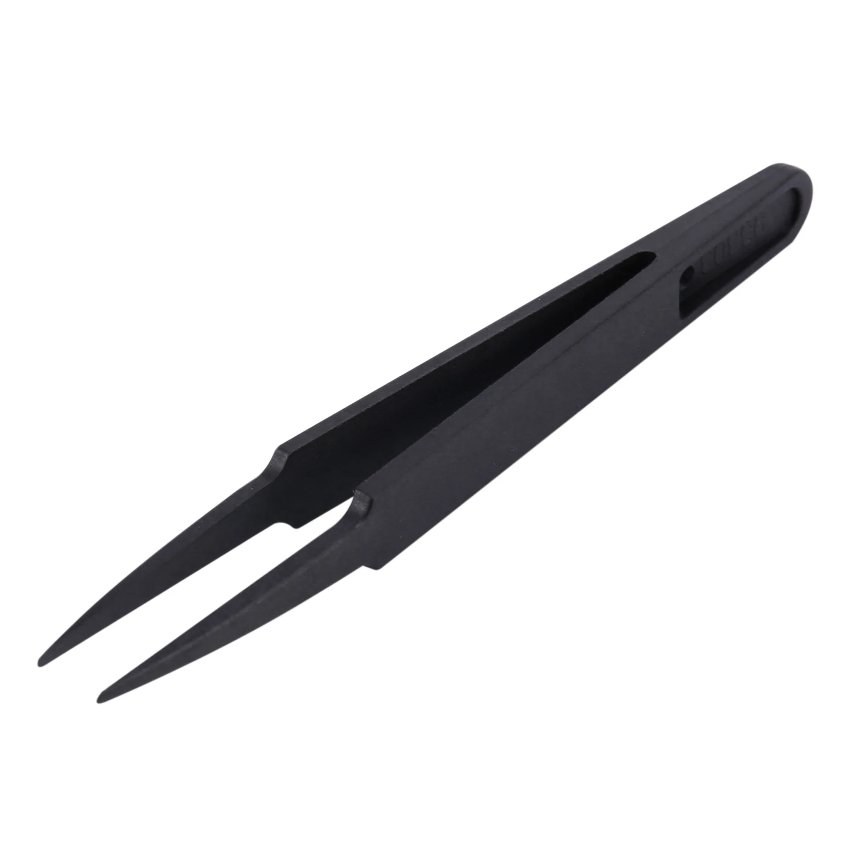 PZHI-60 Pcs Black Plastic Electronic Pointy Tip Anti-Static Tweezers