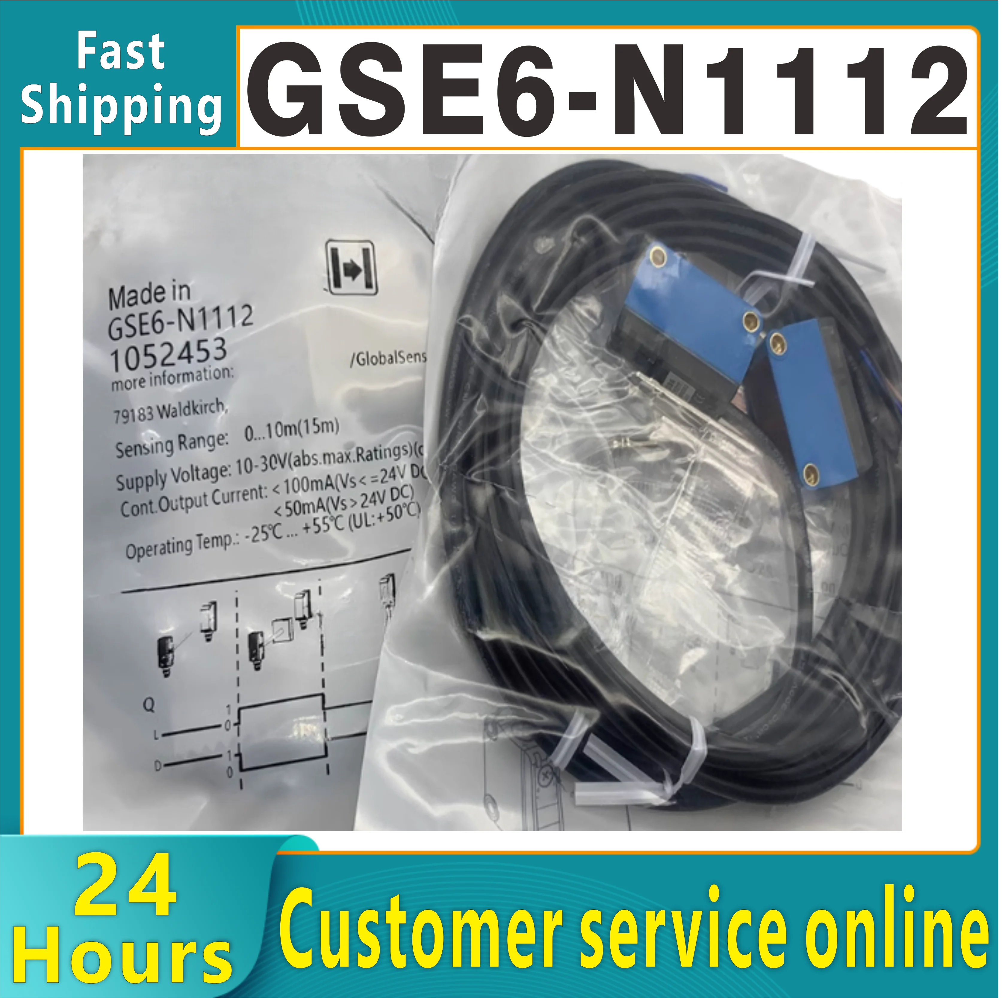 

GSE6-N1112 (GS6-D1311+GE6-N1111) фотоэлектрический датчик переключателя новый оригинальный