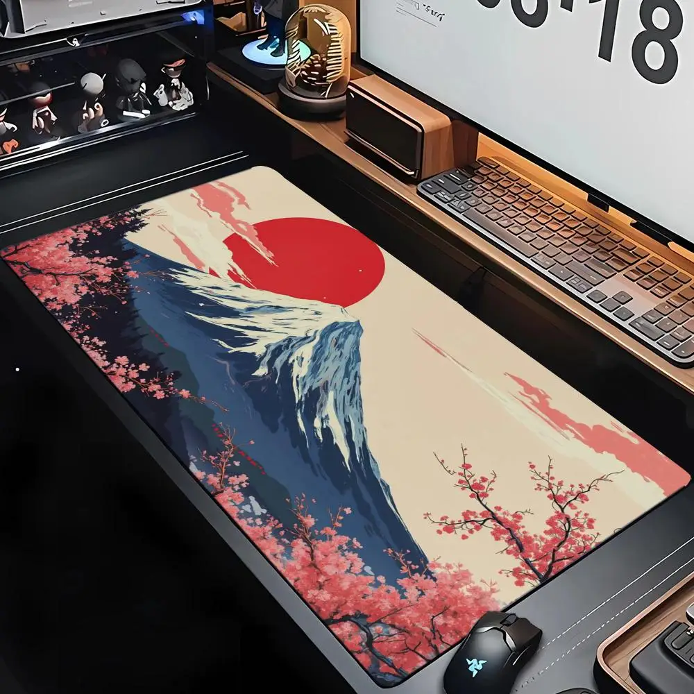 

The scenery of Mount Fuji Mouse pad desk mat XXL gaming mats gamer pc accessories rubber anti-slip suitable for work and game