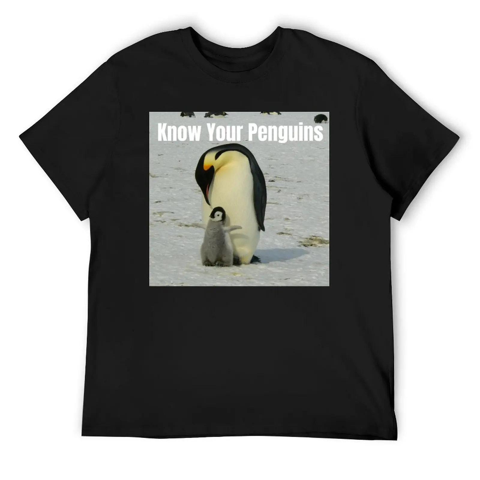 

Know Your Penguins T-Shirt tops Blouse oversizeds cheap stuff shirts men graphic