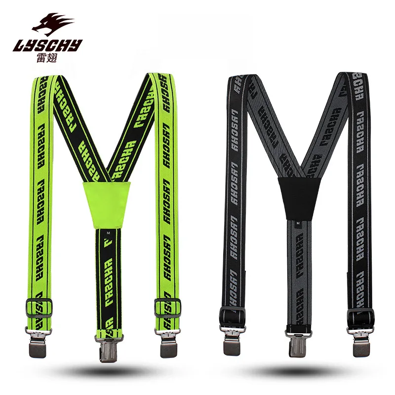 

Heavy Duty Braces Straps For Motorcycle Riding Pants Elastic Adjustable Y Back Suspender Straps For Motocross Sports Racing Pant