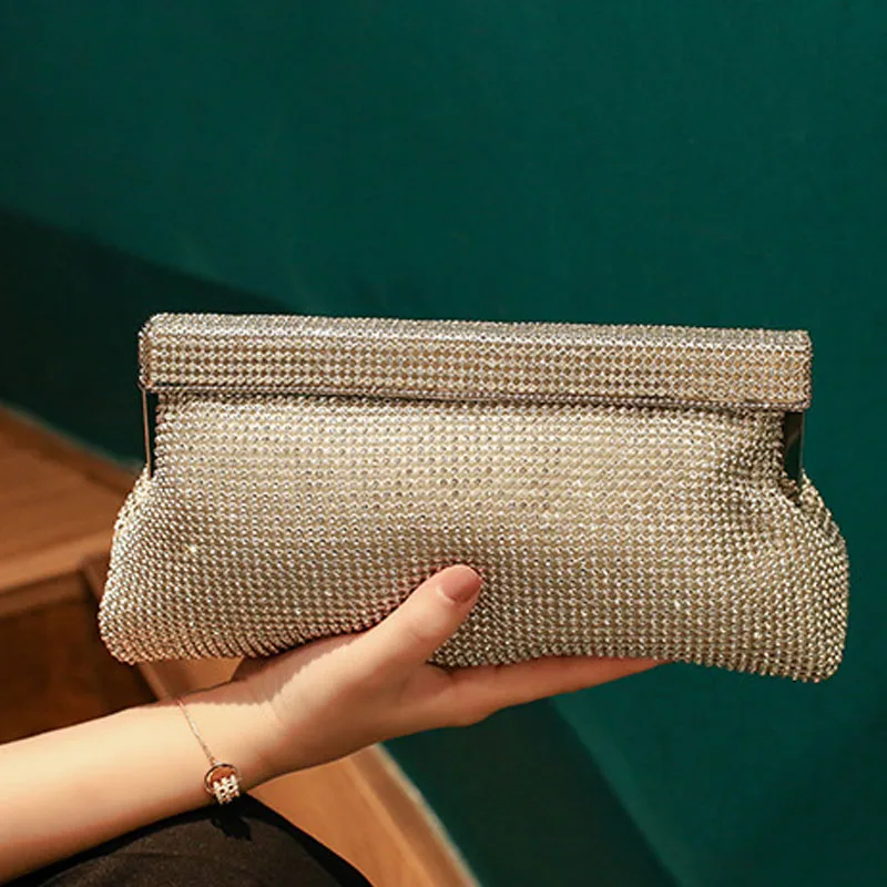 Luxury diamond studded women bag new party bag evening dress handbag women crossbody bag sequin clutch bag