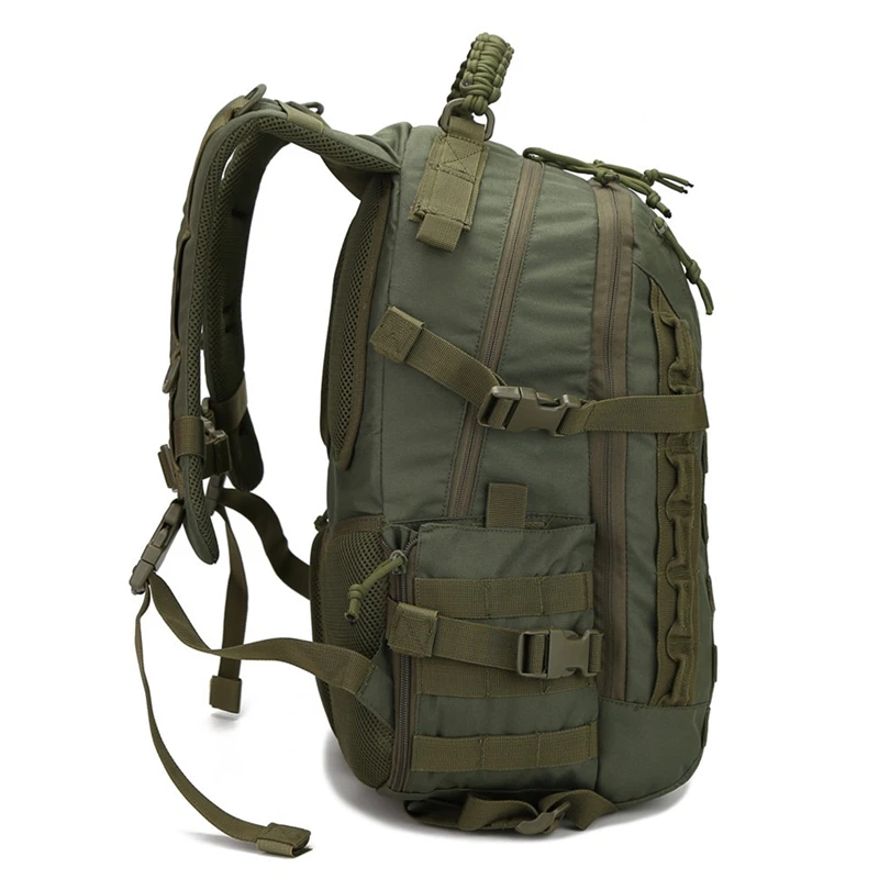 Nesitu New Green Grey Black Brown 35L Camping Women Men Backpack Military Tactical Rucksack Outdoor Duffel Climbing Bag M043