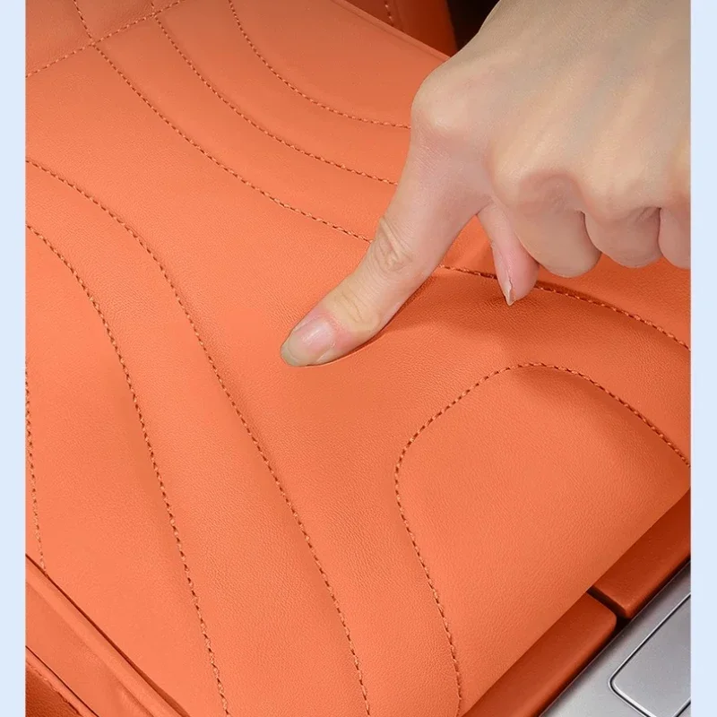 For Geely EX5 Galaxy E5 Car Center Console Armrest Cushion Thicken Arm Rest Box Pad Side Extension Cushion with Tissue Box
