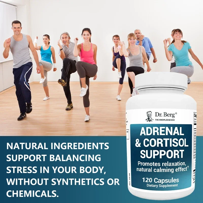 Adrenal and Cortisol Capsules - Supplements for Mood Manager, Focus, Relaxation and Stress Relief, Anti-Fatigue Supplements