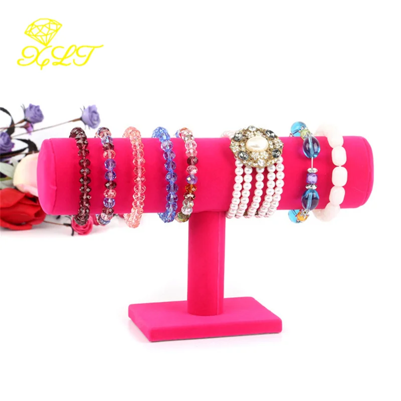 Bracelet Chain Watch T-Bar Rack Jewelry Hard Display Stand Holder Jewelry Organizer Hard Display Stand Bracelet Display