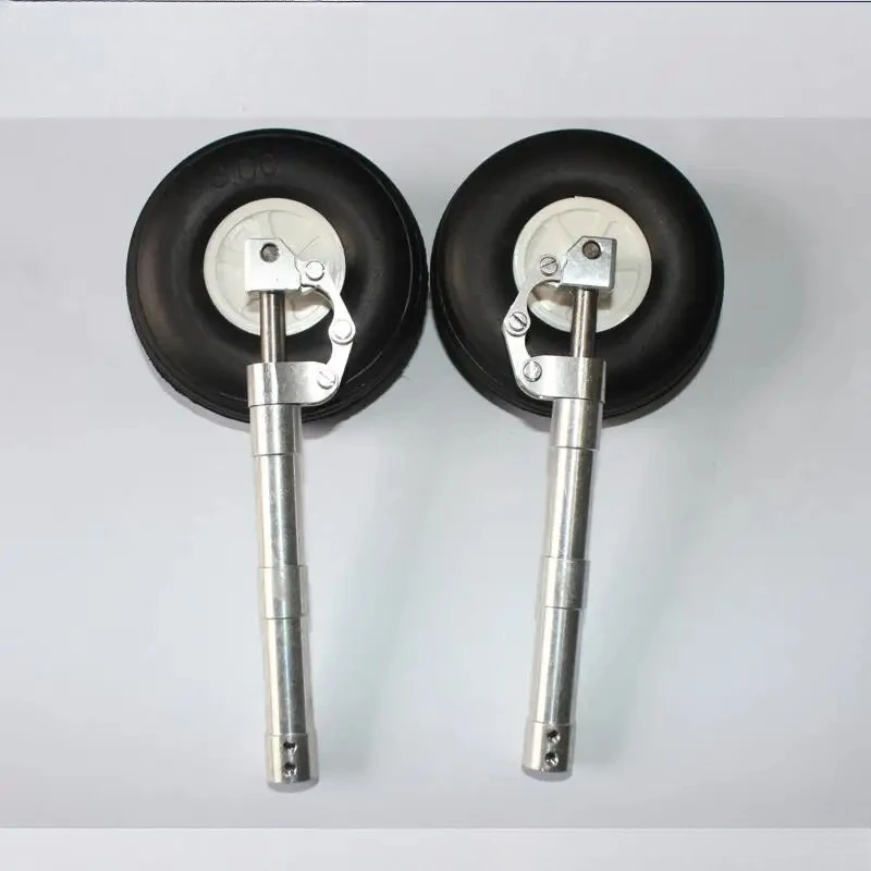 1 Pair 70 80 90 100 --160 170mm D5 Hole  Main Damping Kneeling Landing Gear suitable for 3-6kg DIY Model Jet EDF RC Plane Parts