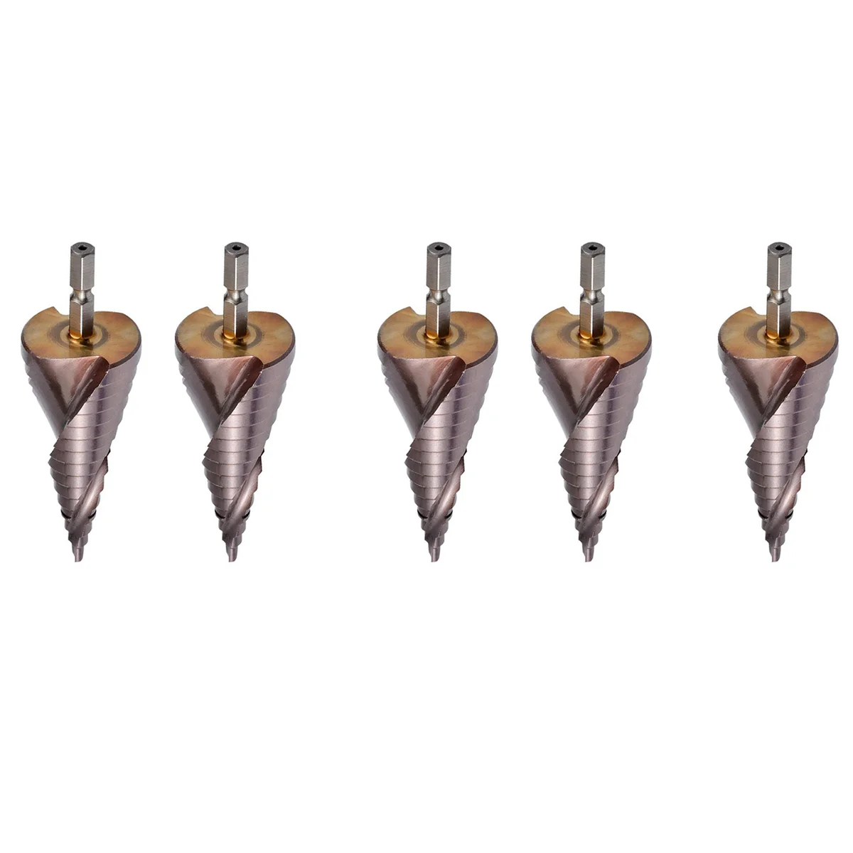 5X M35 HSS Co Step Drill Bit Cobalt Cone Drill Bits 4-32mm Wood Stainless Steel Metal Hole Saw Tool Set Hex