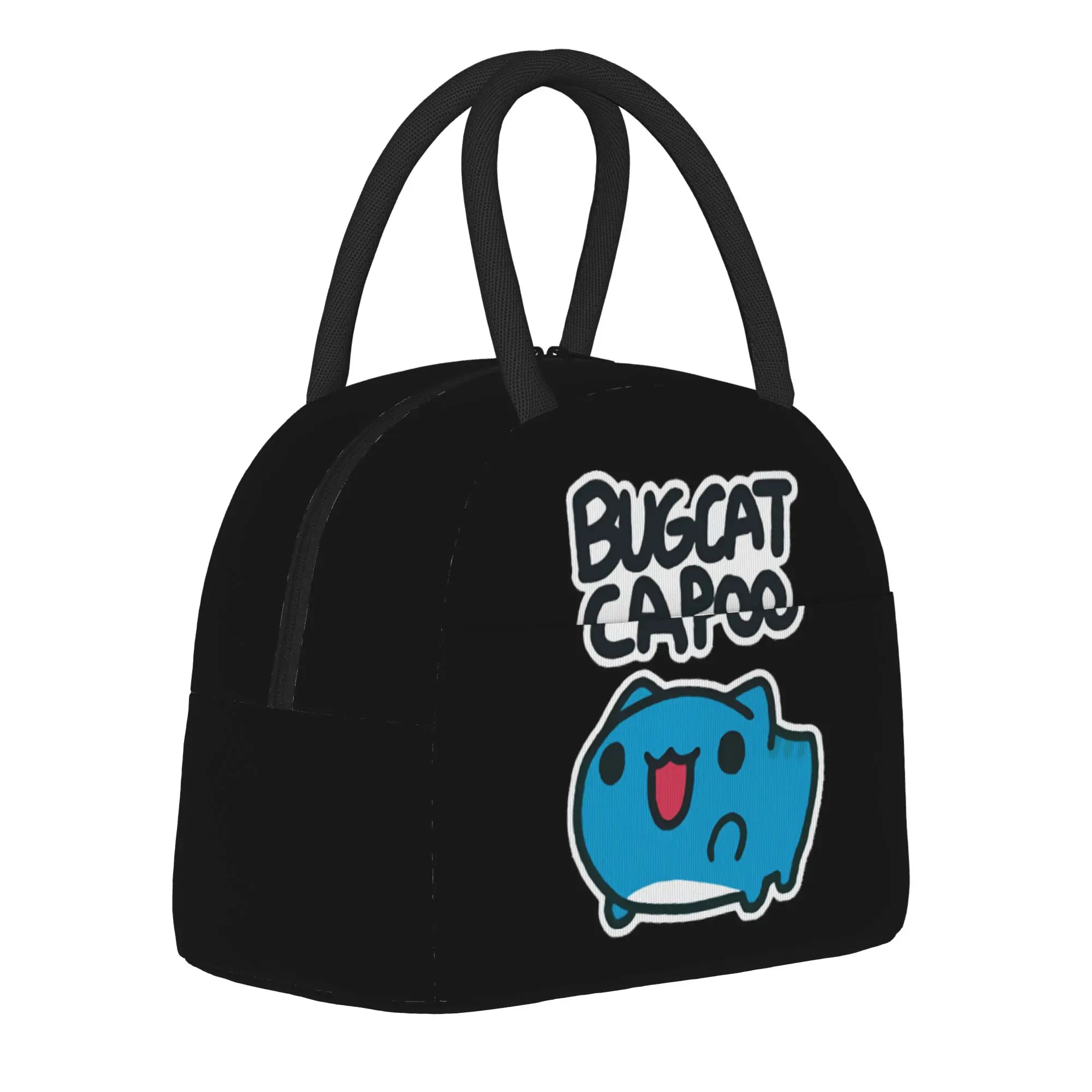 Bugcat Capoo  Insulated Lunch Bag Large Cute Cat Lunch Container Cooler Bag Tote Lunch Box School  Picnic Food Storage Bags