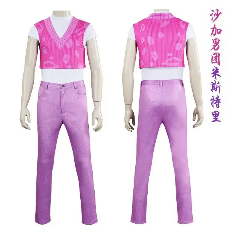 أزياء ساجا بويز جينو آبي بيبي الغامضة الرومانسية التأثيرية Kpop شيطان الصيادين لعب الأدوار ملابس حفلات الكرنفال للأطفال والكبار