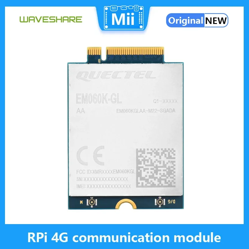 

Quectel EM060K-GL Module, LTE-A Cat 6 module with M.2 Form Factor, Global Multi-band GNSS Positioning