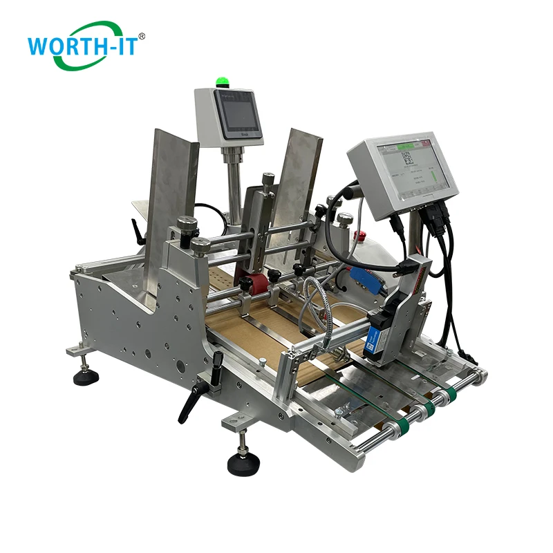 2024 New Label Printing Inspection Machine Card Label Red Envelope Paper Count  Friction feeder banding machine with counter