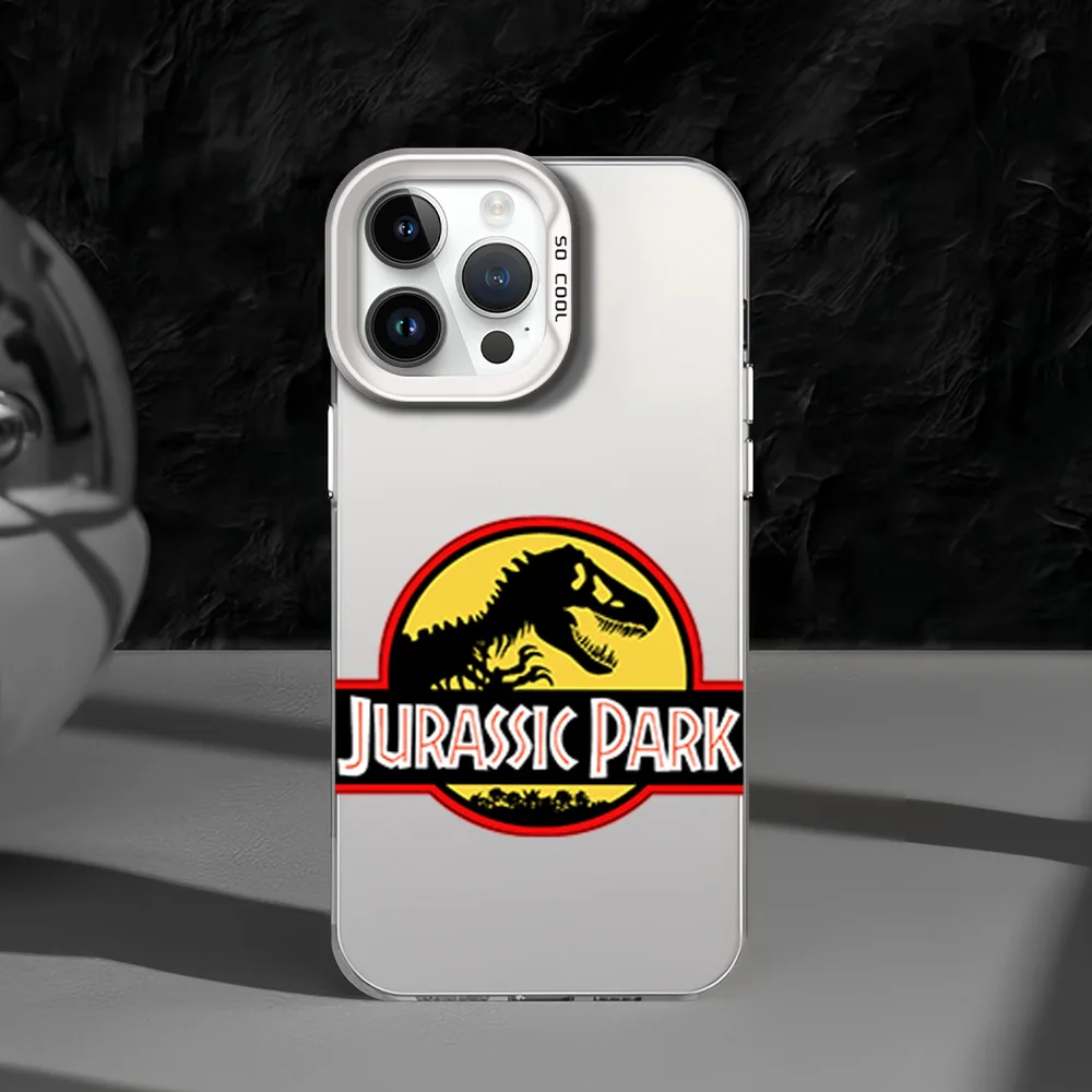 Classic Film J-Jurassic Parks Cool For iPhone 12 11 13 14 15 16 Max Pro Plus Protective Cover IMD Phone Case