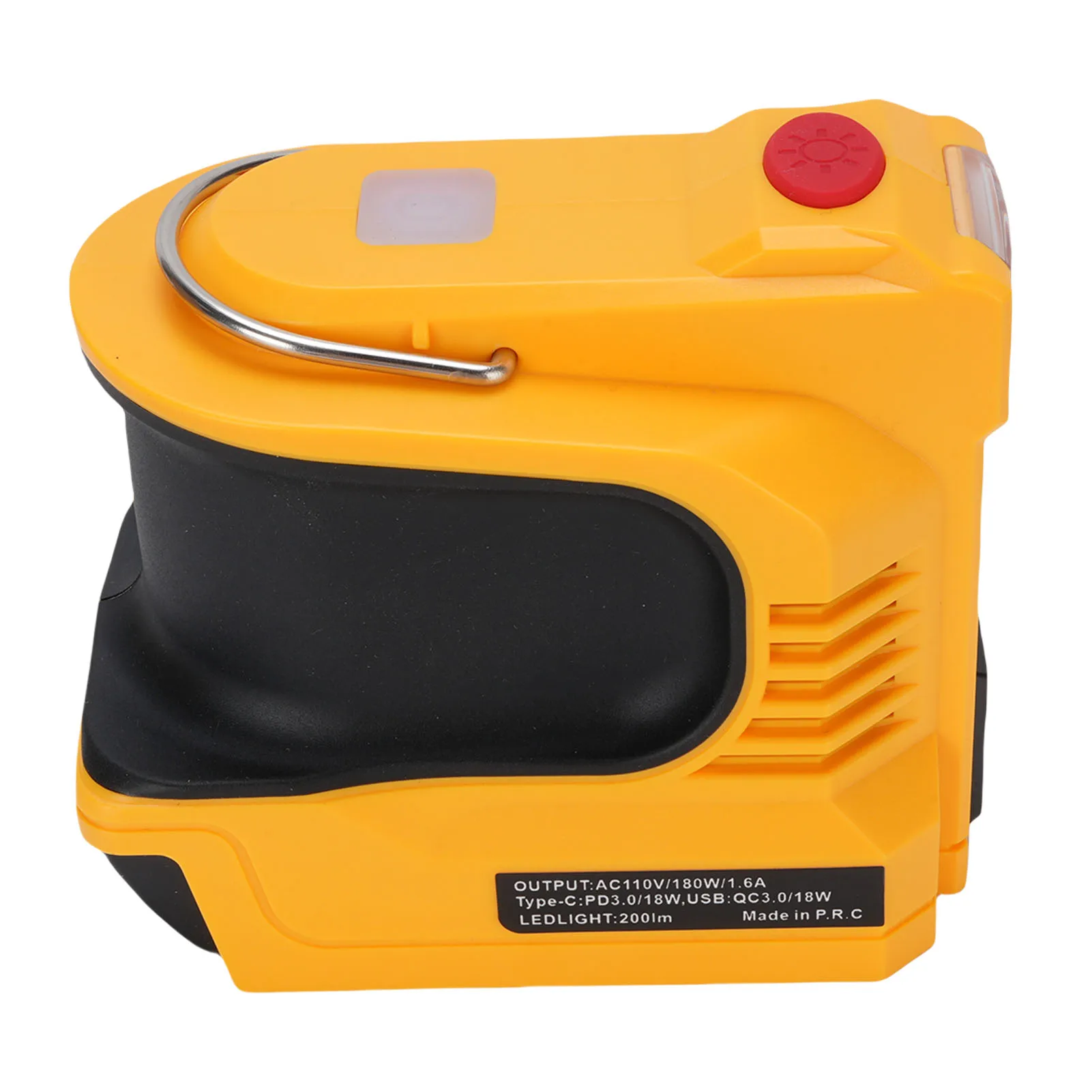 180 واط المحمولة العاكس محول ل DCB204 DCB200 DCB203 18 فولت 20 فولت بطارية ليثيوم USB نوع C التيار المتناوب الناتج البطارية العاكس محول #1