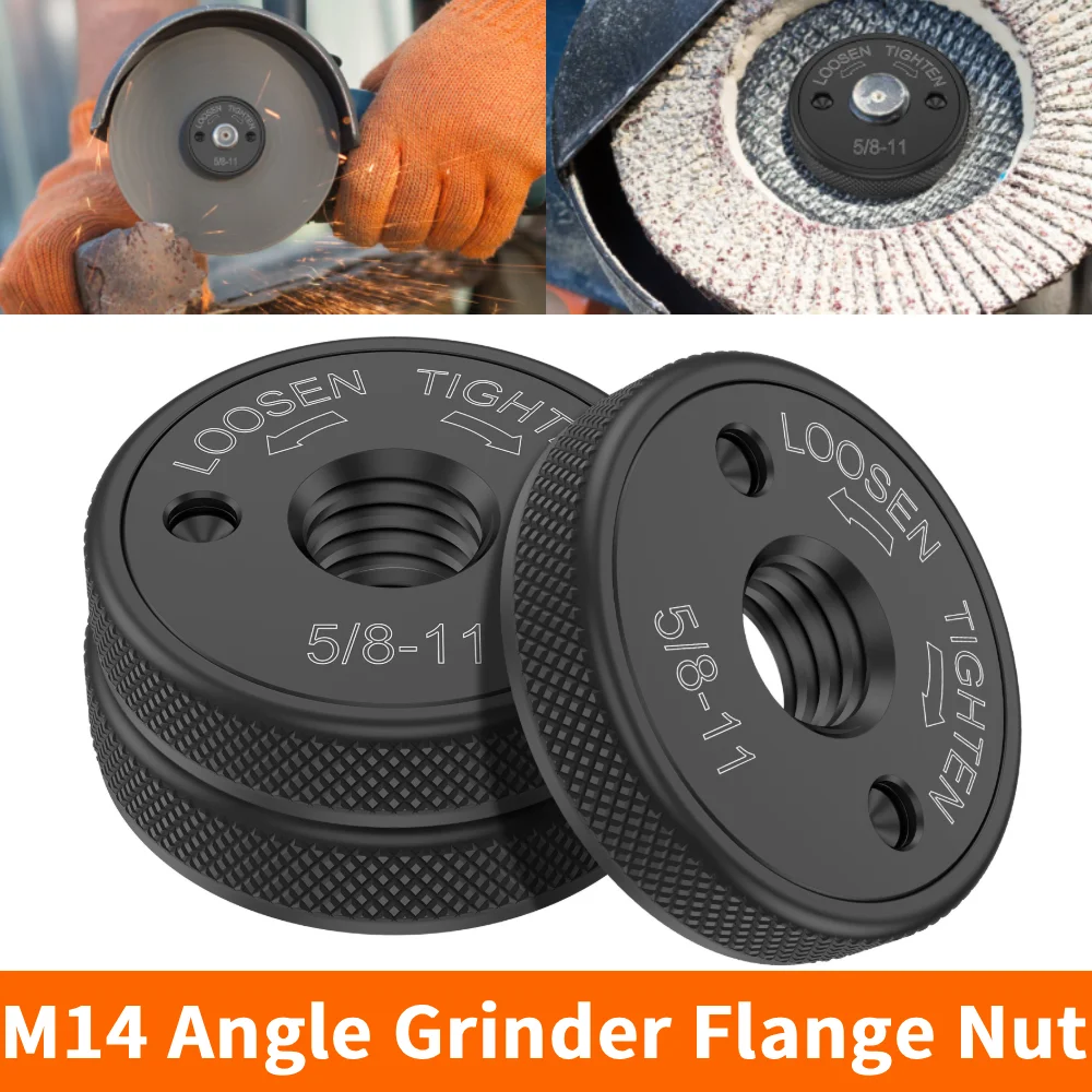 

3 шт. M14 угловая шлифовальная машина, быстроразъемная гайка, самоконтрящаяся шлифовальная машина, нажимная пластина, фланцевая гайка для алмазного отрезного диска и чашечного колеса
