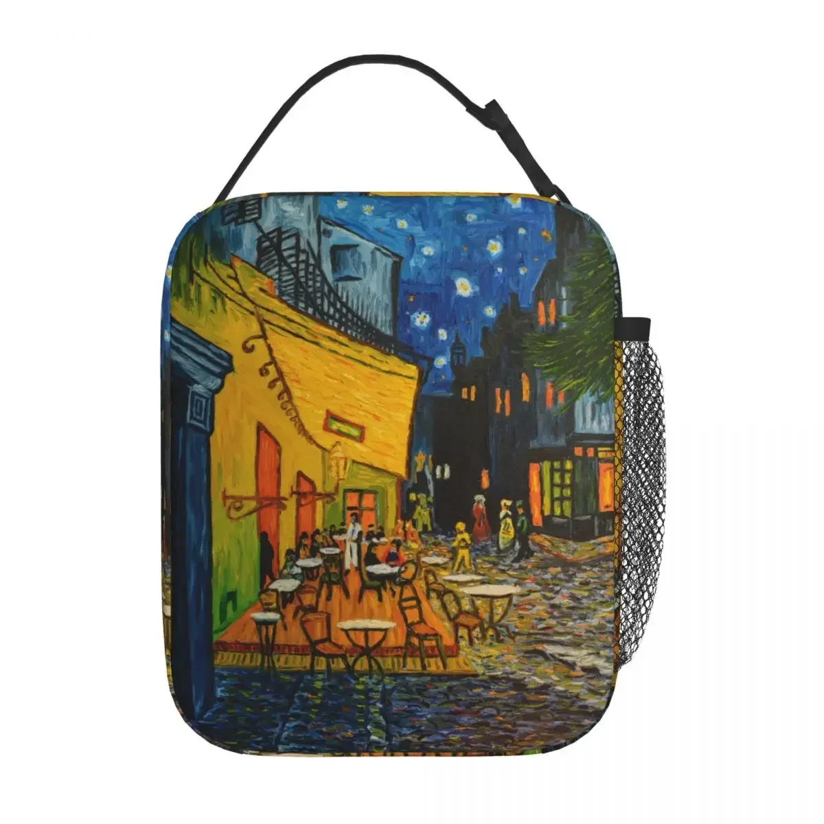 Van Gogh Cafe Terrace At Night Thermal Insulated Lunch Bag Work Portable Lunch Container Cooler Thermal Lunch Box