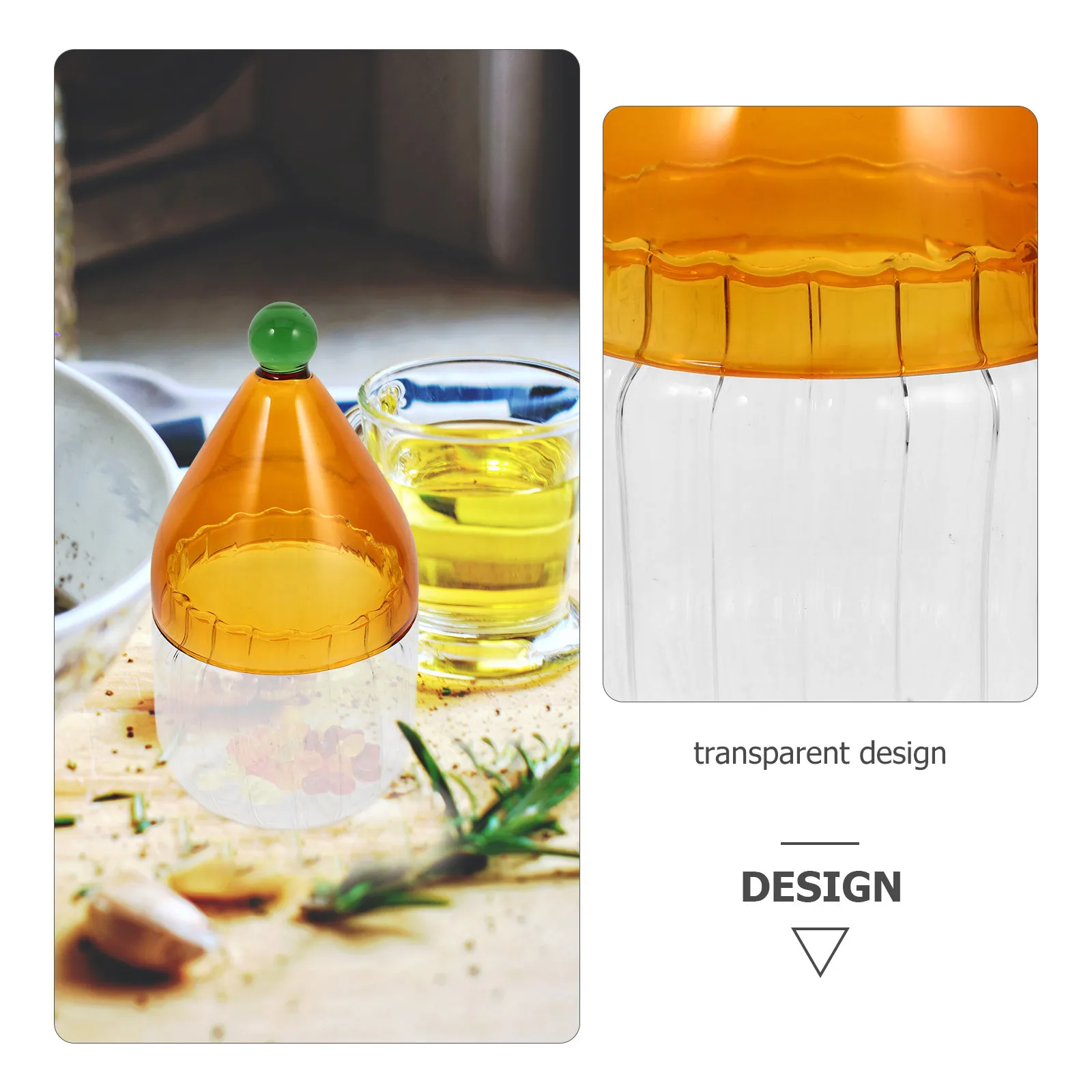 

Christmas Hat Shaped Glass Jar Candy Storage Container Transparent Airtight Snack Keeper for Dry Fruits Tea Home Kitchen