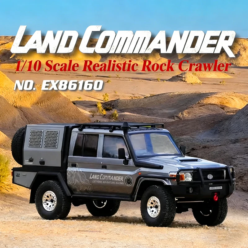 

RGT EX86160 1/10 LC79 Land Commander Remote control electric simulation climbing off-road vehicle RC car toy No battery version