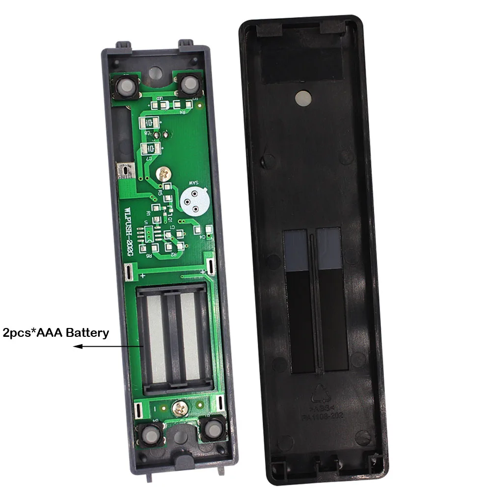 2.4GHz Wireless Touch Exit Button – Non-Contact Gate Access Control System, Wall-Mounted Push Switch for Automatic Door Opening