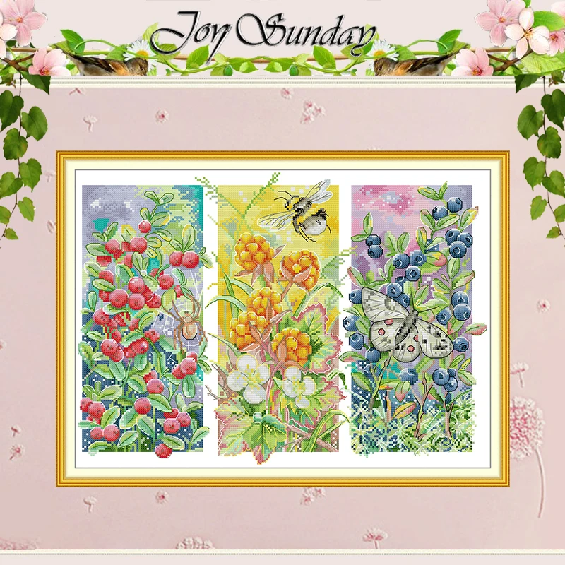 

Taga Berry Patterns Набор для вышивки крестом DIY 11CT 14CT 16CT HD штампованный DMC Набор для вышивки крестом Вышивка Рукоделие Ремесла